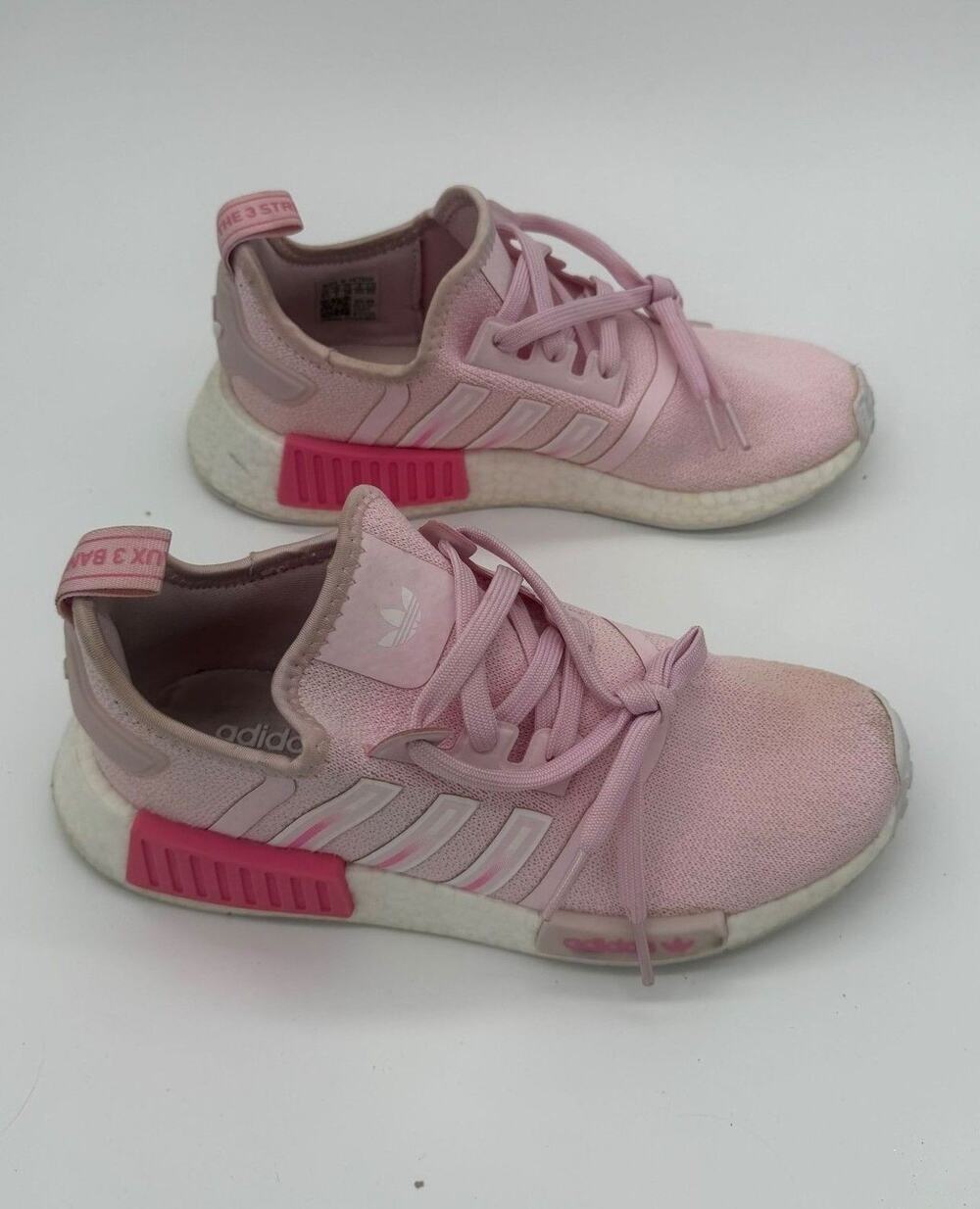 Adidas NMD R1 Shoes Mens Size 5.5 Pink Mesh Running Athletic Sneakers Boost